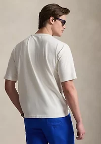 Men's Classic Fit Peace Love Polo T-Shirt