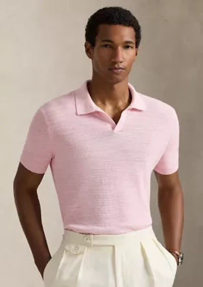 Textured Cotton-Linen Sweater