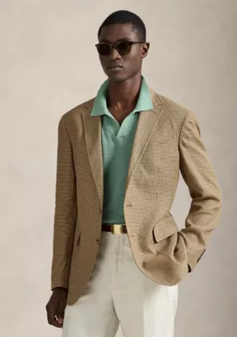 Textured Cotton-Linen Sweater