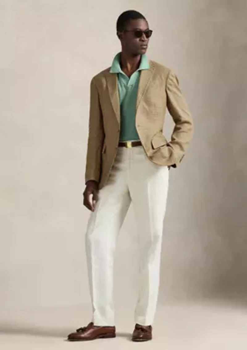 Textured Cotton-Linen Sweater