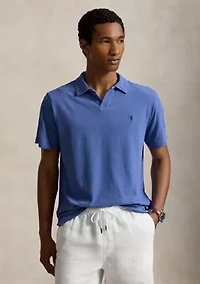 Men's Standard Fit Cotton-Linen Polo Shirt