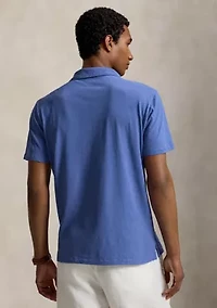 Men's Standard Fit Cotton-Linen Polo Shirt