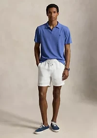 Men's Standard Fit Cotton-Linen Polo Shirt