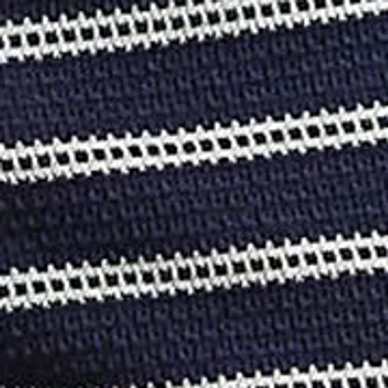 Men's 6" Striped Pointelle-Ribbed Shorts