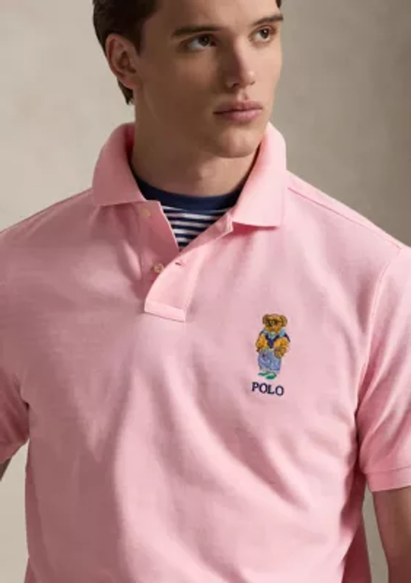 Classic Fit Polo Bear Mesh Shirt
