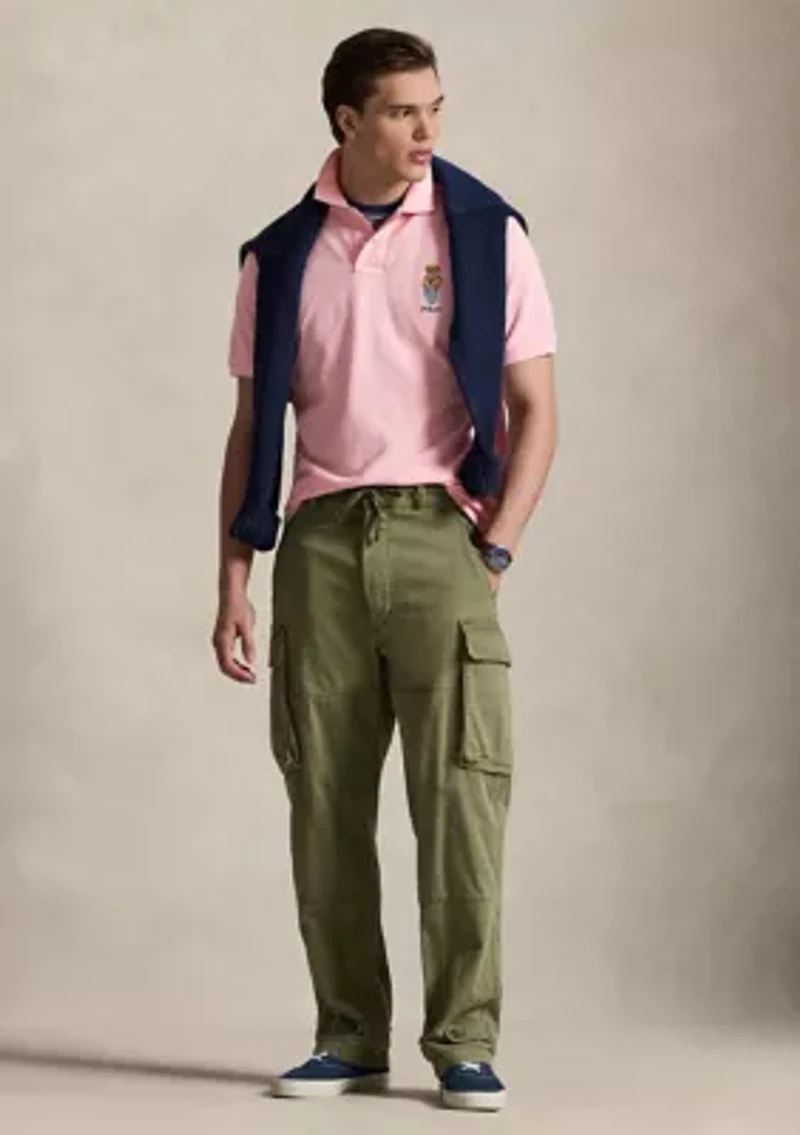 Classic Fit Polo Bear Mesh Shirt