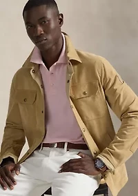 Men's Custom Slim Fit Honeycomb-Mesh Polo