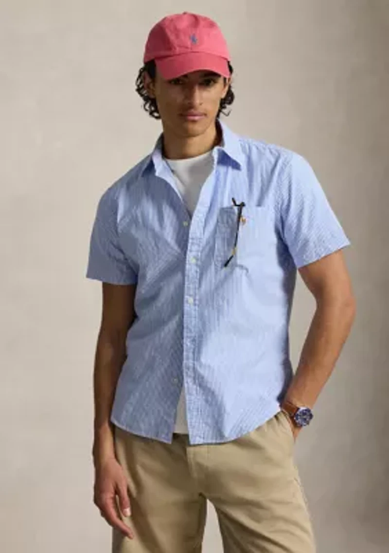 Men's RL Prepster Classic Fit Seersucker Shirt