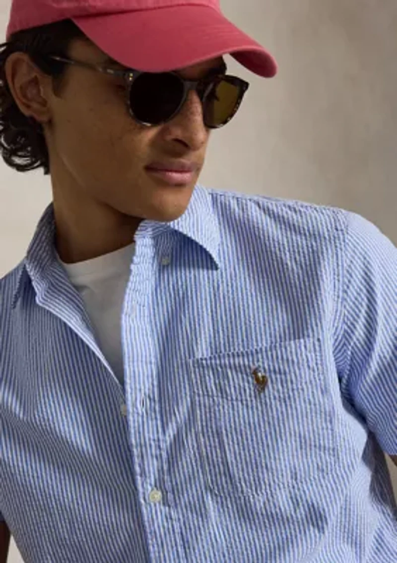 Men's RL Prepster Classic Fit Seersucker Shirt