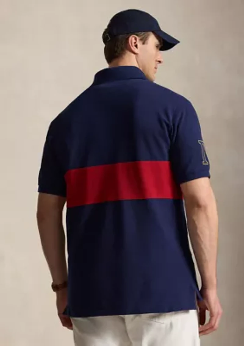 Men's Crest Mesh Polo Shirt