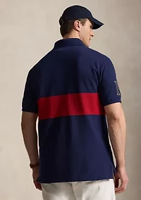 Men's Crest Mesh Polo Shirt