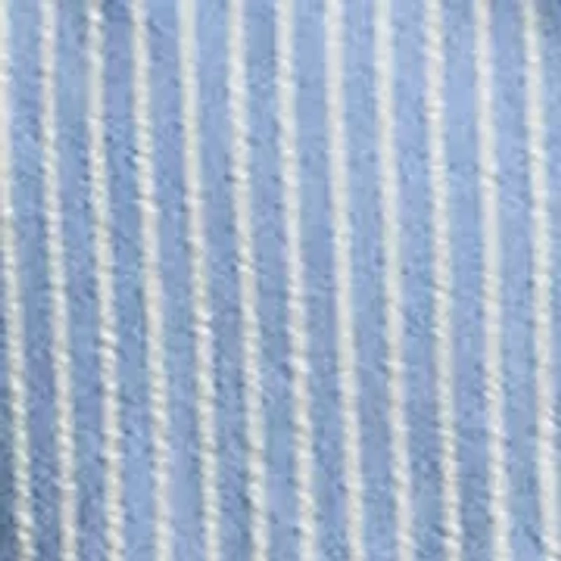 Men's Classic Fit Striped Seersucker Shirt