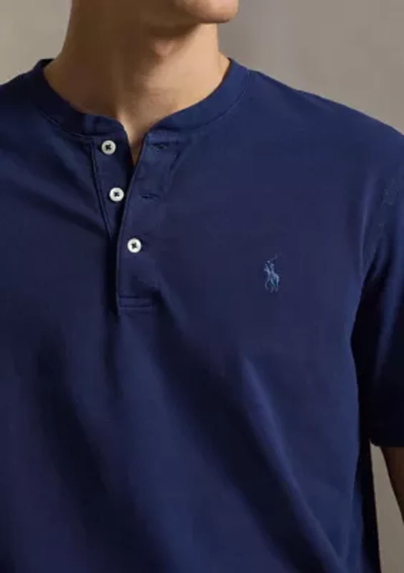 Men's Featherweight Mesh Henley Shirt