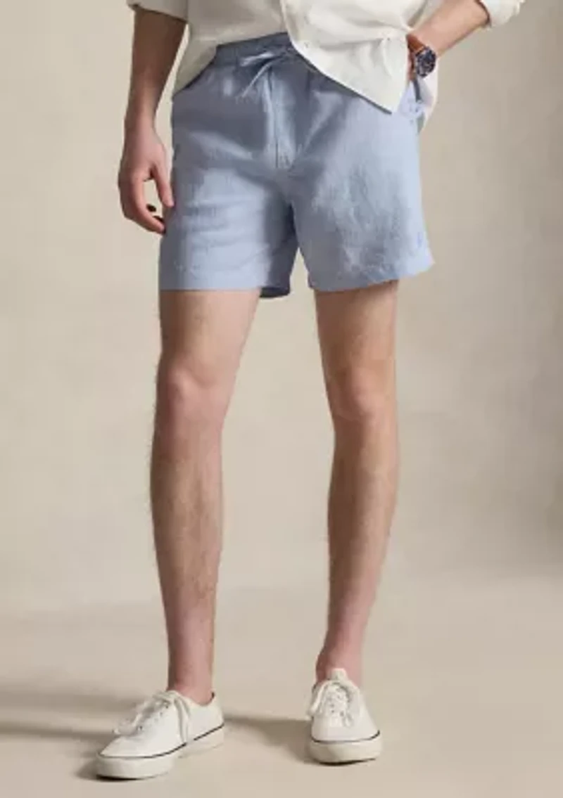 Men's 6" Polo Prepster Linen Shorts