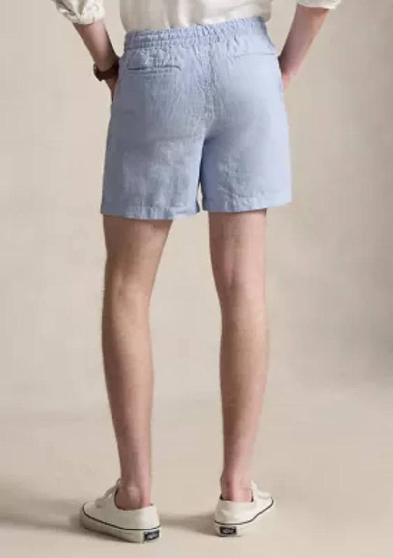 Men's 6" Polo Prepster Linen Shorts