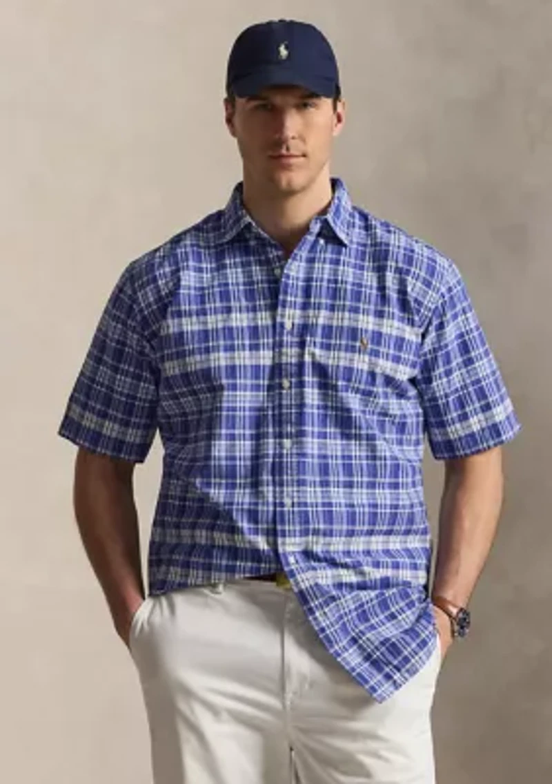 Big & Tall Plaid Oxford Shirt