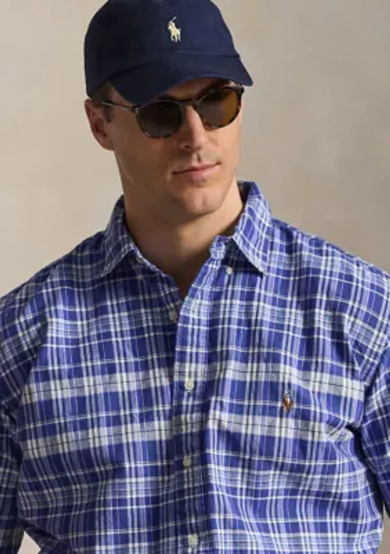 Big & Tall Plaid Oxford Shirt