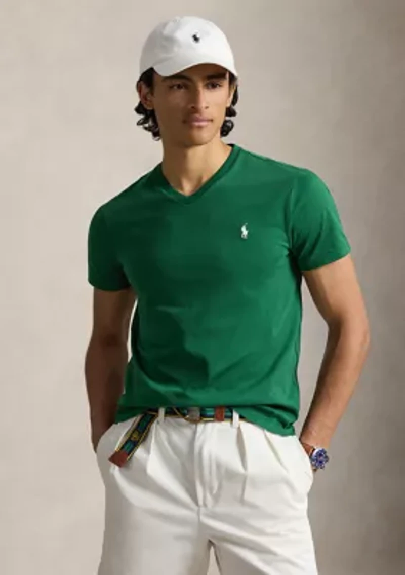 Men's Classic Fit Jersey V-Neck T-Shirt