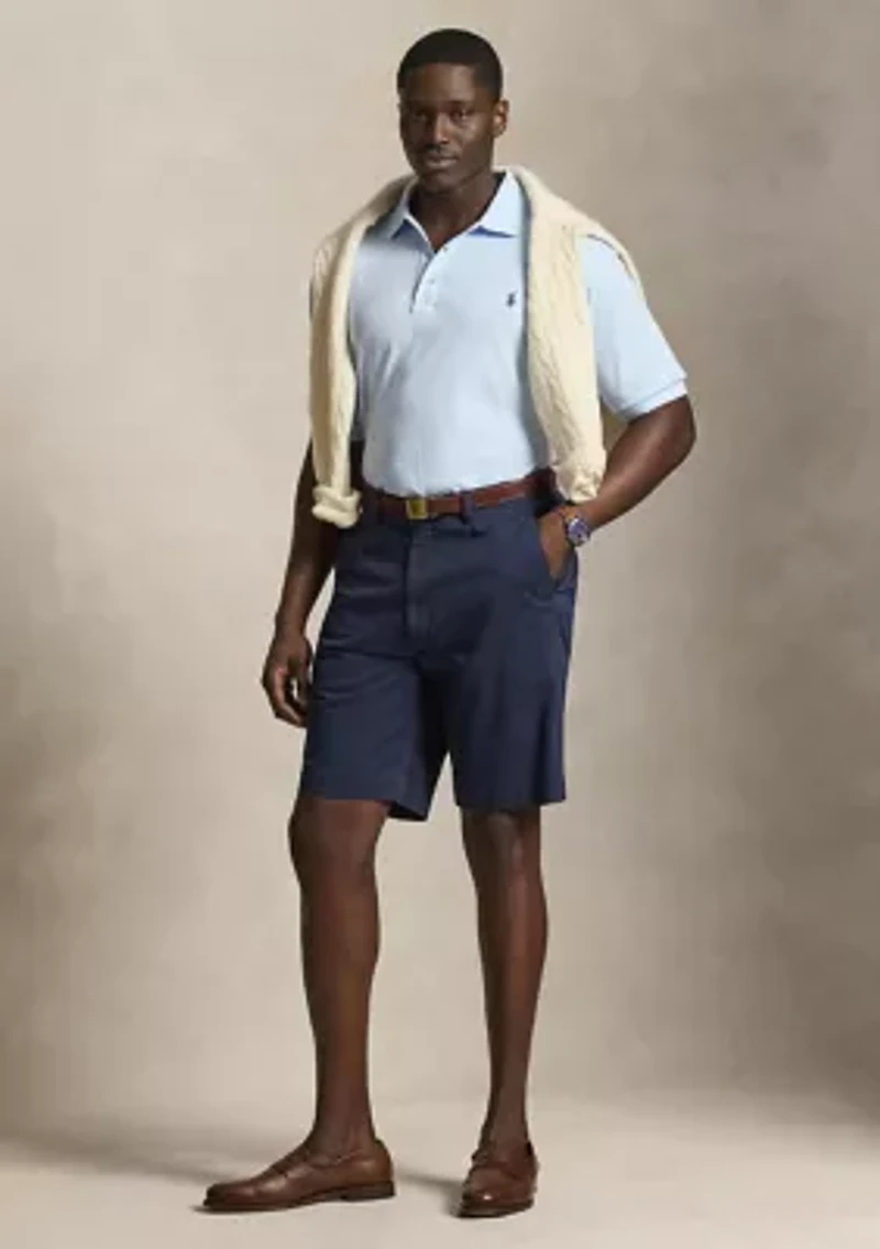 Big & Tall Stretch Mesh Polo Shirt