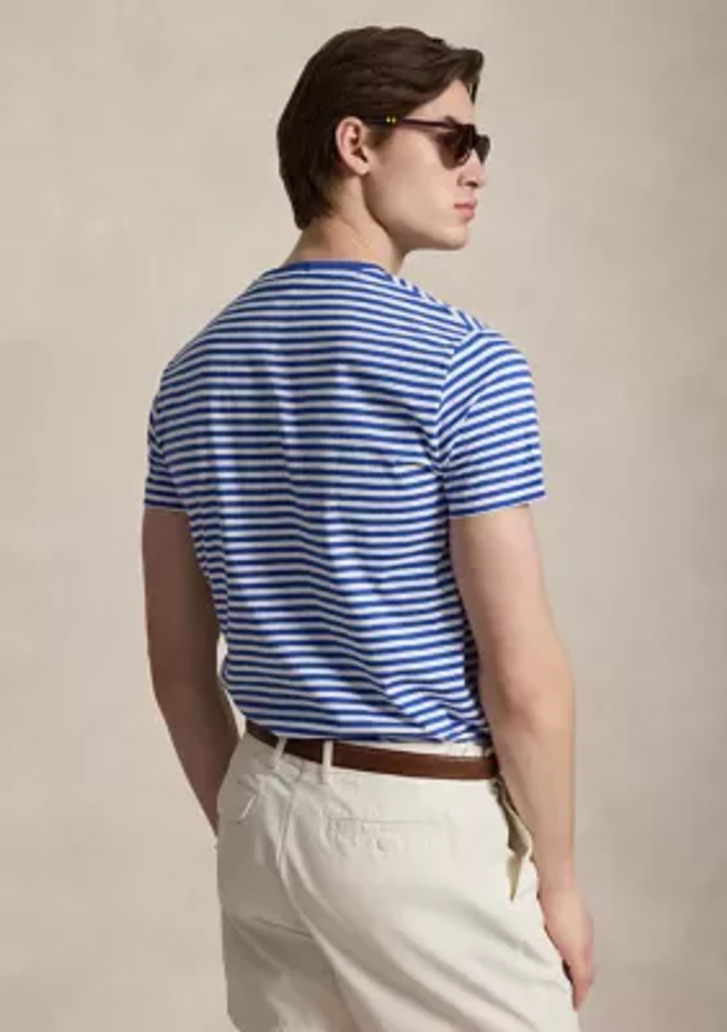 Men's Classic Fit Striped Jersey T-Shirt