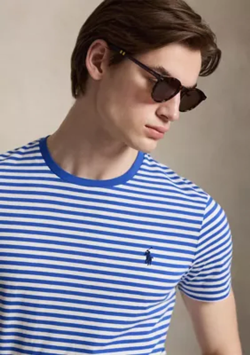 Men's Classic Fit Striped Jersey T-Shirt