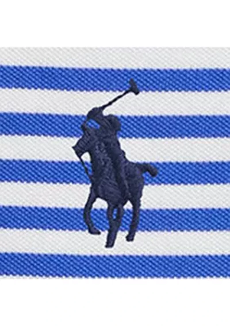 Big & Tall Striped Mesh Polo Shirt