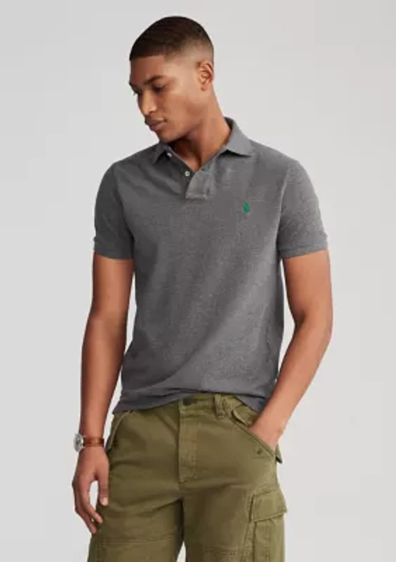 Custom Slim Fit Mesh Polo