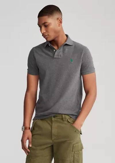 Custom Slim Fit Mesh Polo