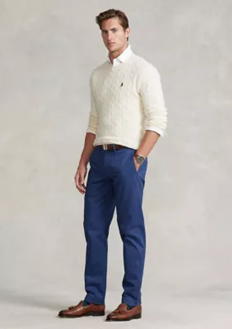 Stretch Straight Fit Chino Pants