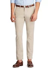 Stretch Slim Fit Cotton Chino Pants