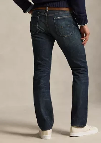 Straight-Fit Lightweight Morris-Wash Jeans