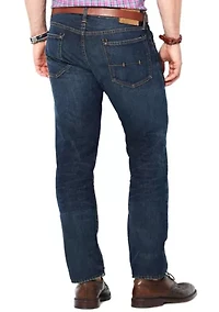 Straight-Fit Lightweight Morris-Wash Jeans