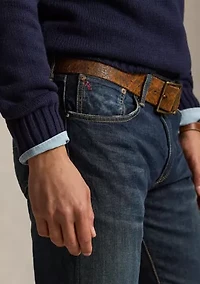 Straight-Fit Lightweight Morris-Wash Jeans