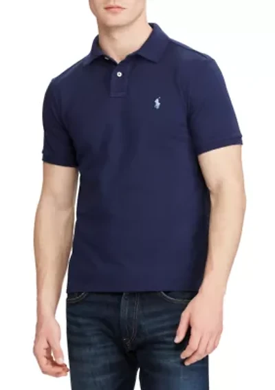 Custom Slim Fit Mesh Polo