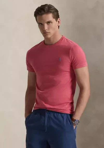 Men's Custom Slim Fit Jersey Crewneck T-Shirt