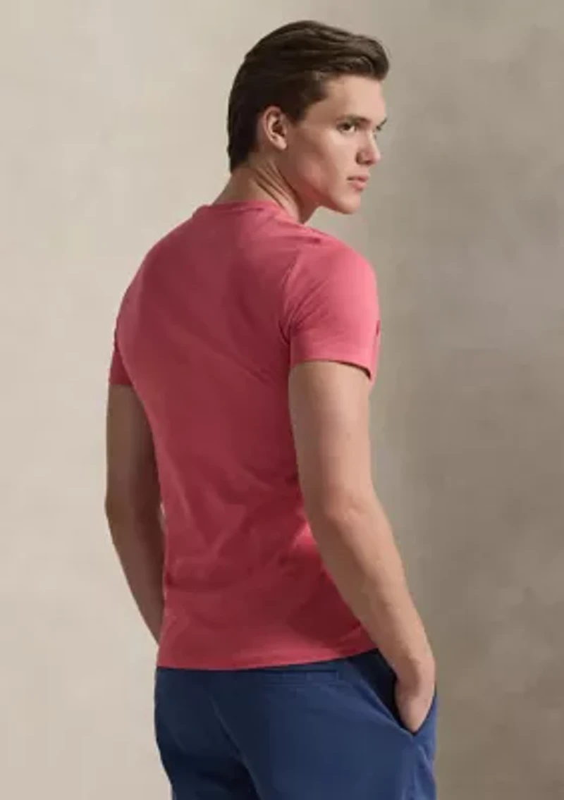 Men's Custom Slim Fit Jersey Crewneck T-Shirt
