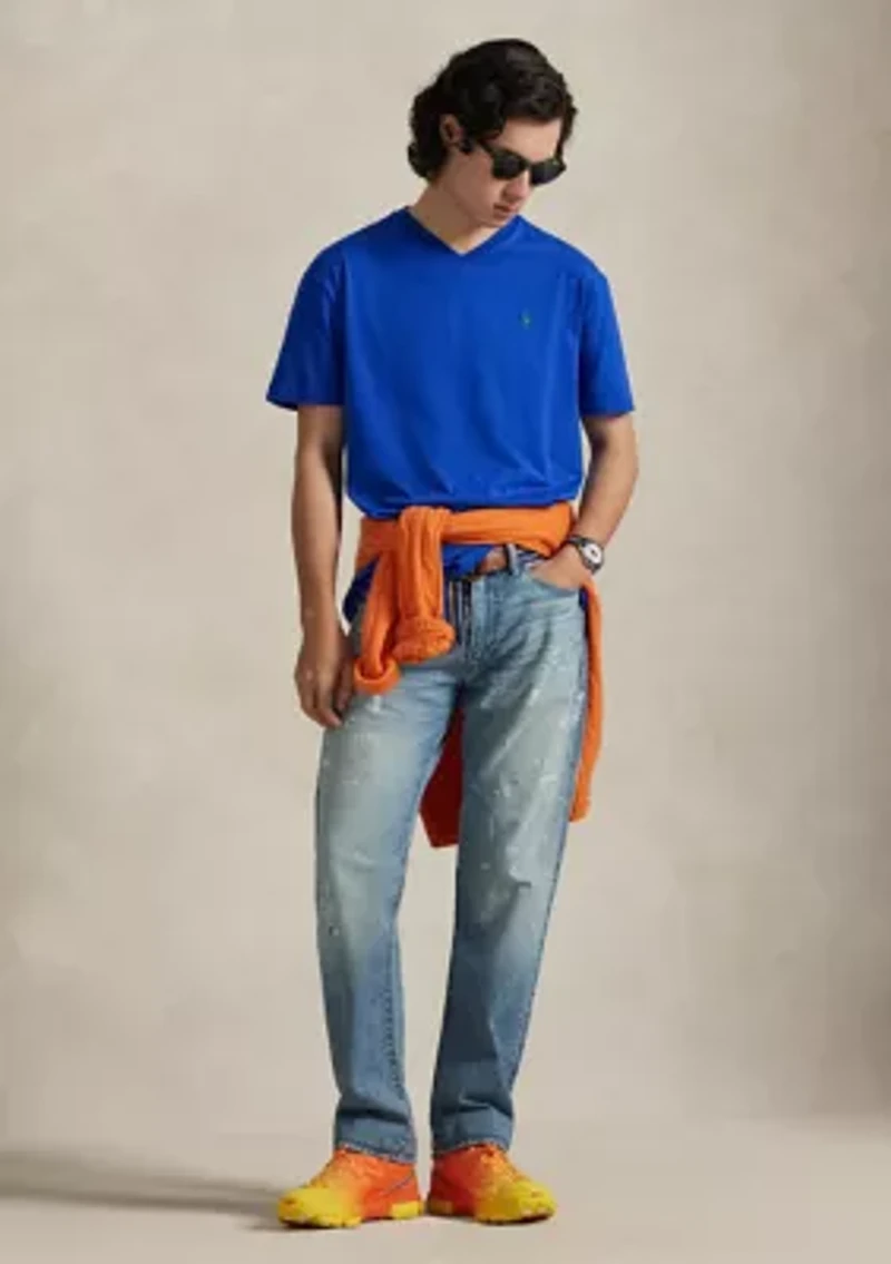 Men's Classic Fit Jersey V-Neck T-Shirt