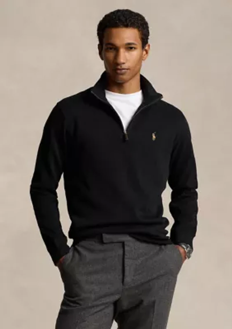Estate Rib Quarter Zip Pullover Sweatshirt