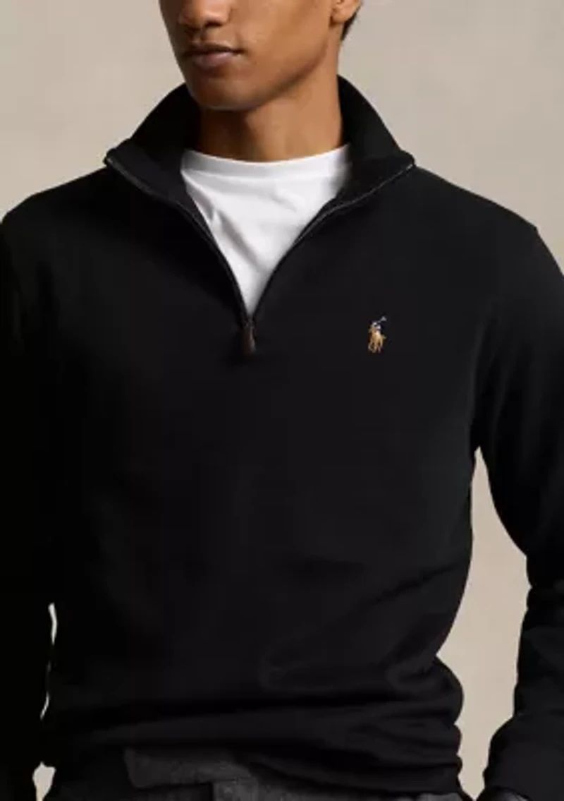 Estate Rib Quarter Zip Pullover Sweatshirt