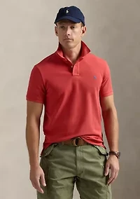 Custom Slim Fit Mesh Polo Shirt