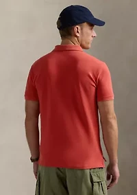 Custom Slim Fit Mesh Polo Shirt