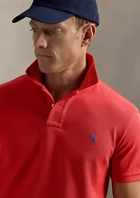 Custom Slim Fit Mesh Polo Shirt