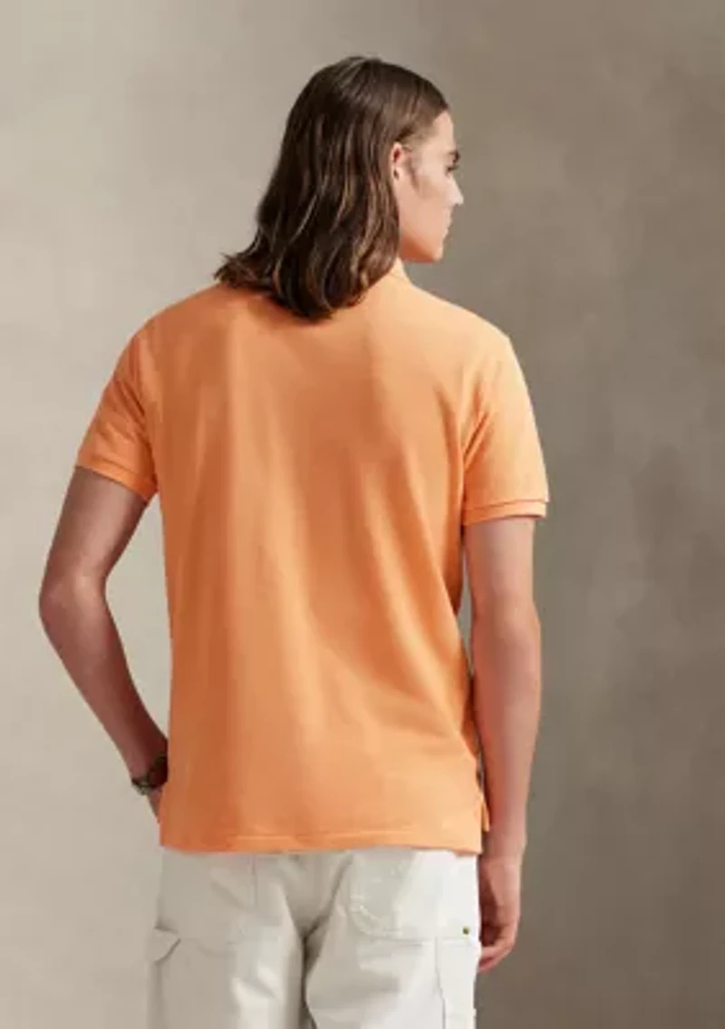 Men's Custom Slim Fit Mesh Polo Shirt