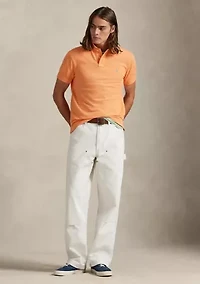 Men's Custom Slim Fit Mesh Polo Shirt