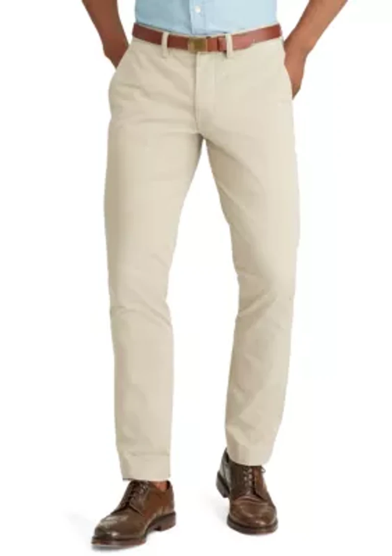 Stretch Straight Fit Chino Pants