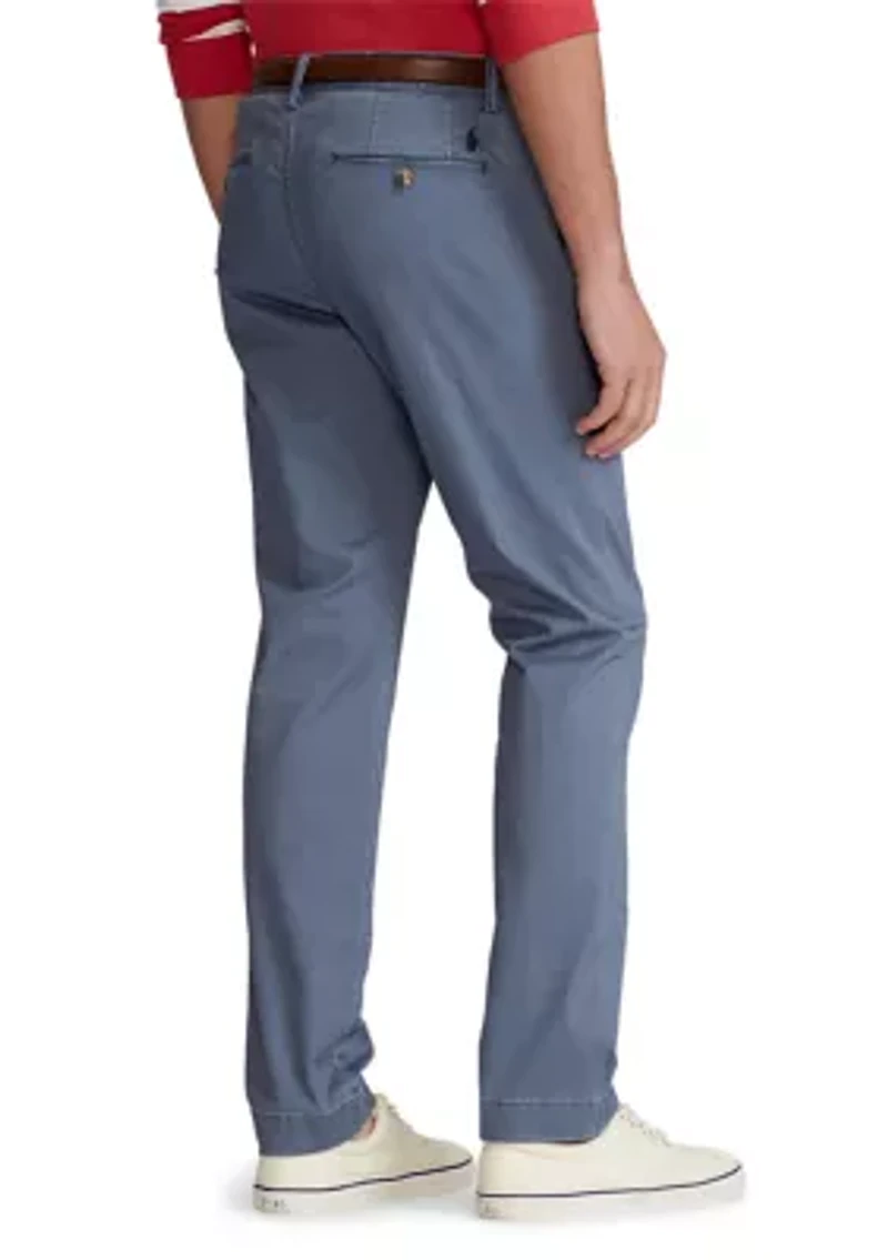 Stretch Straight Fit Chino Pants