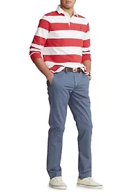 Stretch Straight Fit Chino Pants