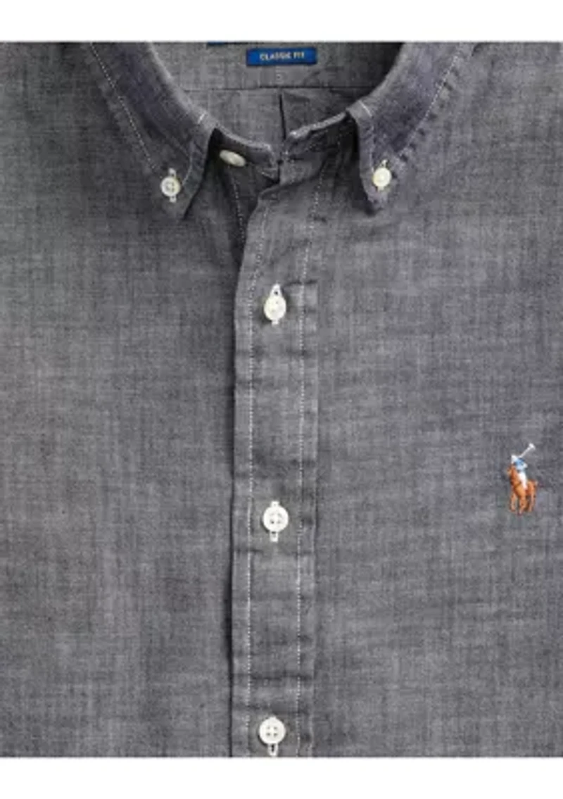 Classic Fit Chambray Shirt