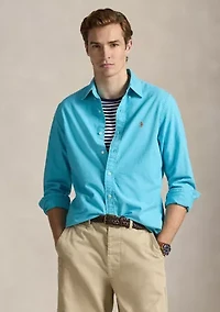 Garment-Dyed Oxford Shirt