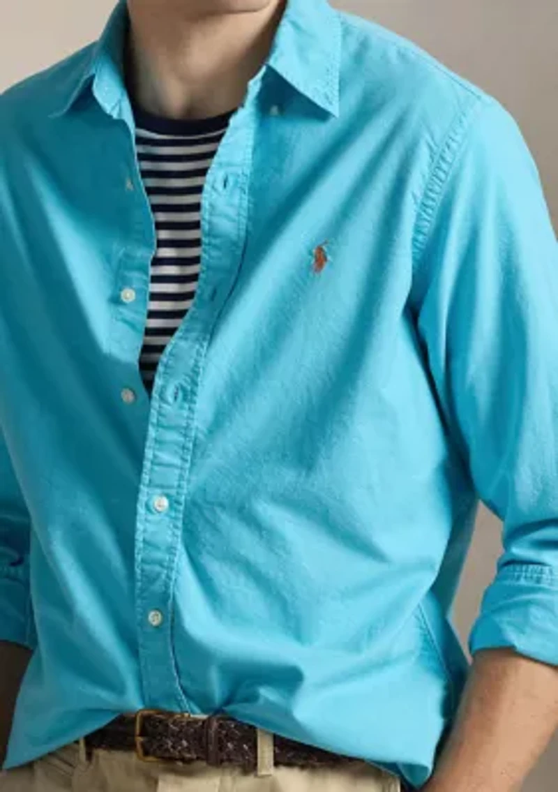 Garment-Dyed Oxford Shirt